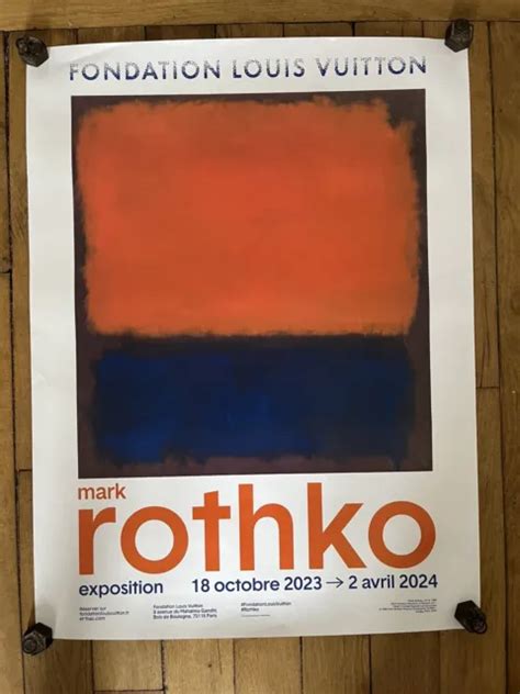 affiche rothko louis vuitton|mark Rothko exhibition 2023.